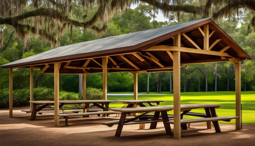 picnic shelters