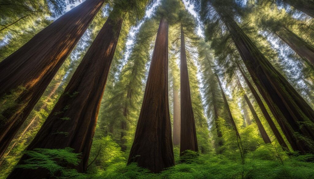 redwoods in hendy woods