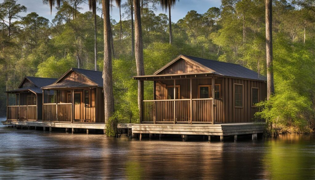 riverfront cabins