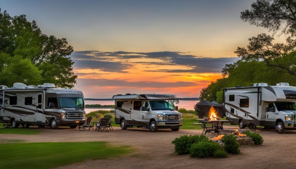 rv camping fort parker state park