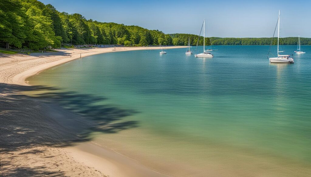 sandy point beach