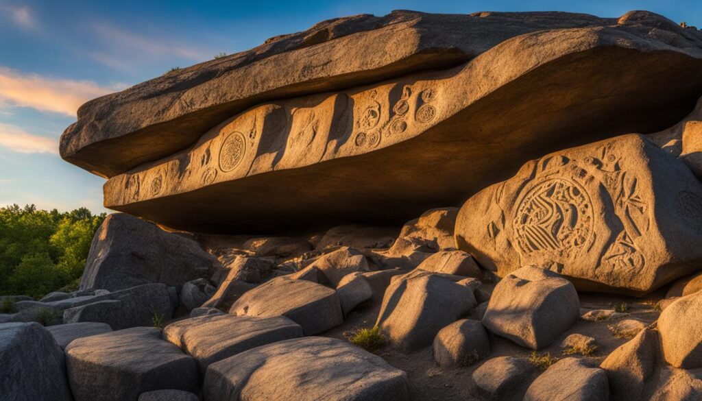 sanilac petroglyphs historic state park