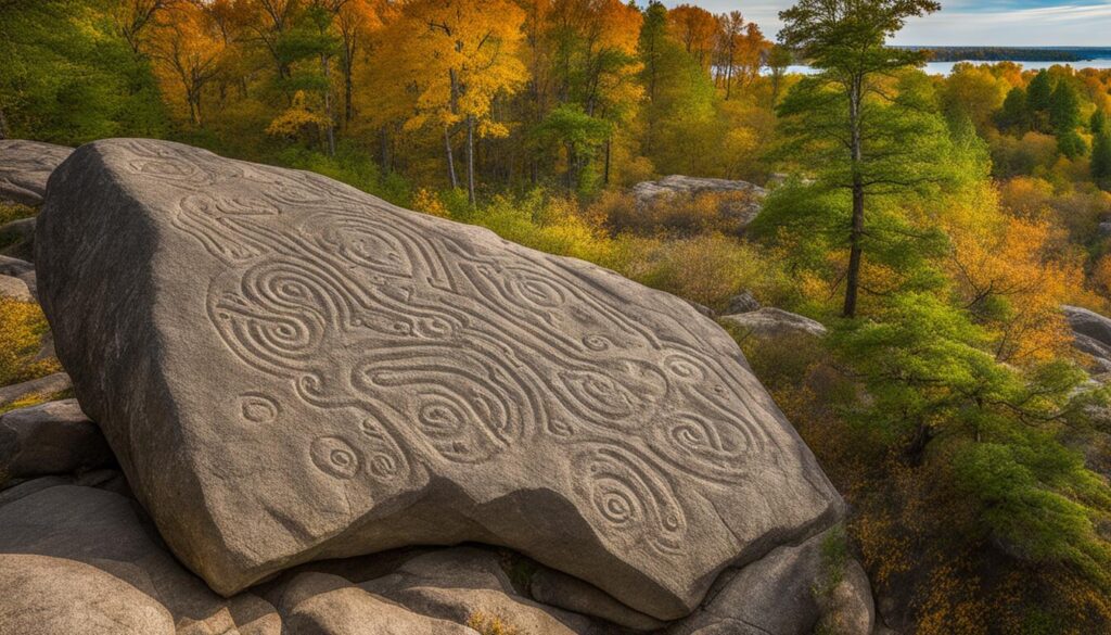 sanilac petroglyphs historic state park