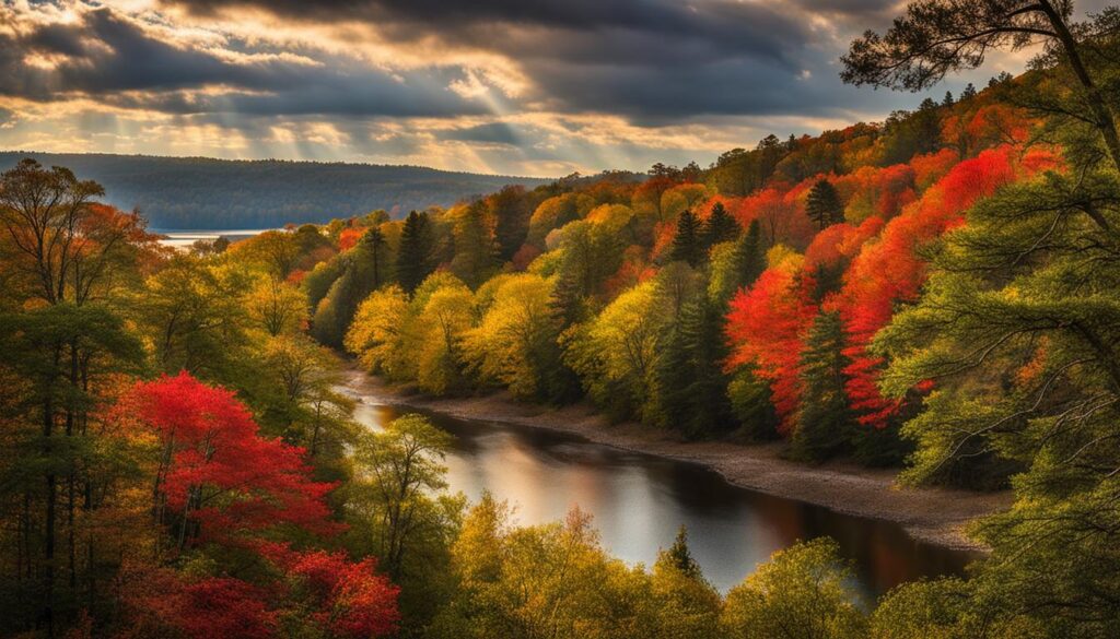 scenic views at Red Haw State Park