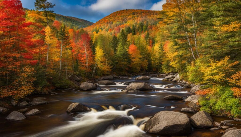 scenic views in Vermont