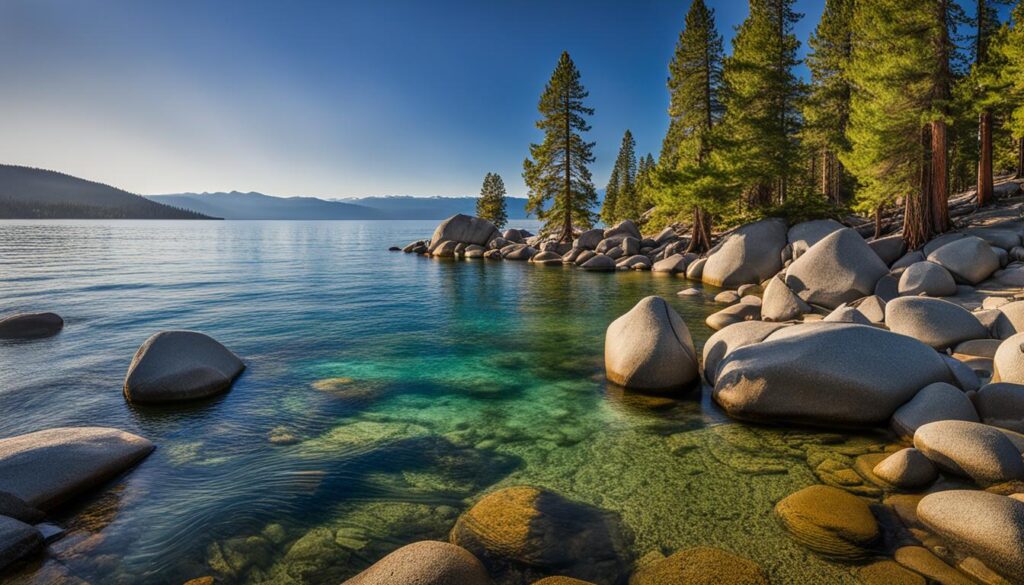 scenic views of lake tahoe