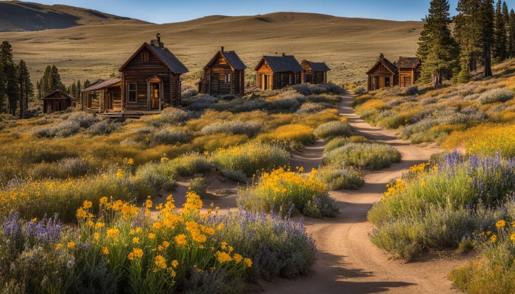 self-guided walking tour at Bodie State Park