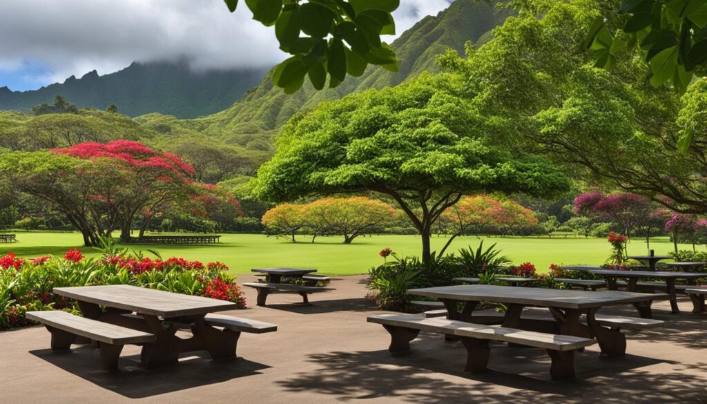 services and facilities at Wailua Valley State Wayside Park