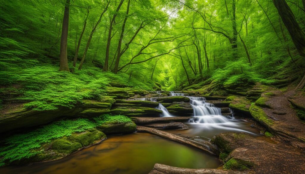 state park new glarus woods