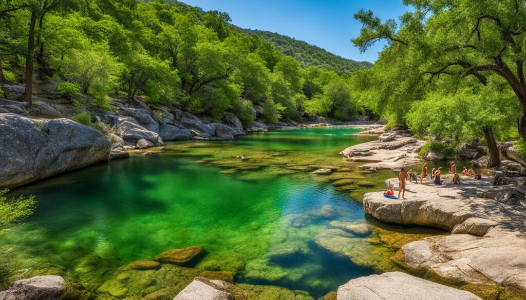swimming holes in Texas