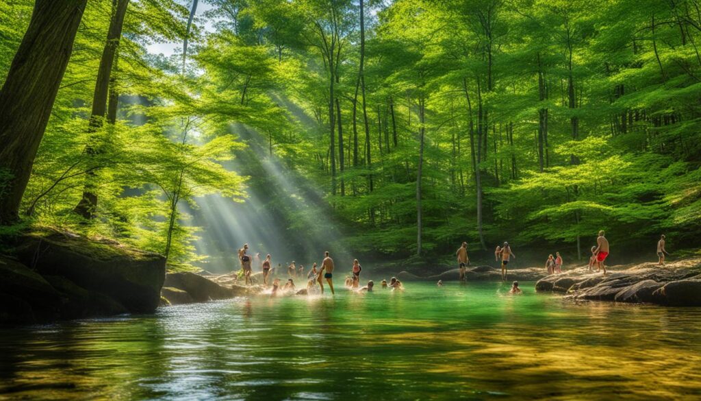 swimming in cockaponset state forest