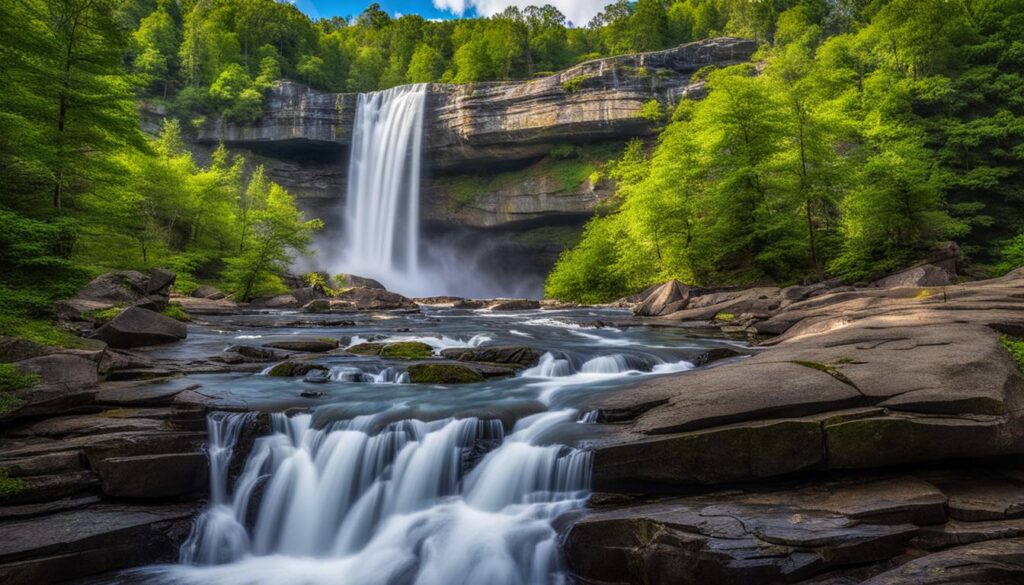 tallest cascading waterfall