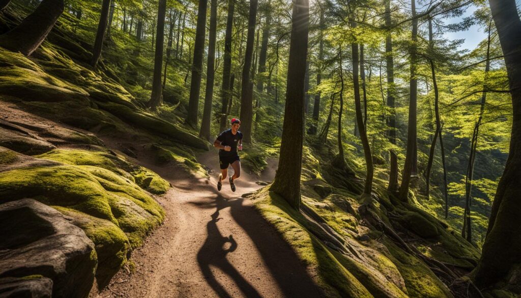 trail running Leominster State Forest