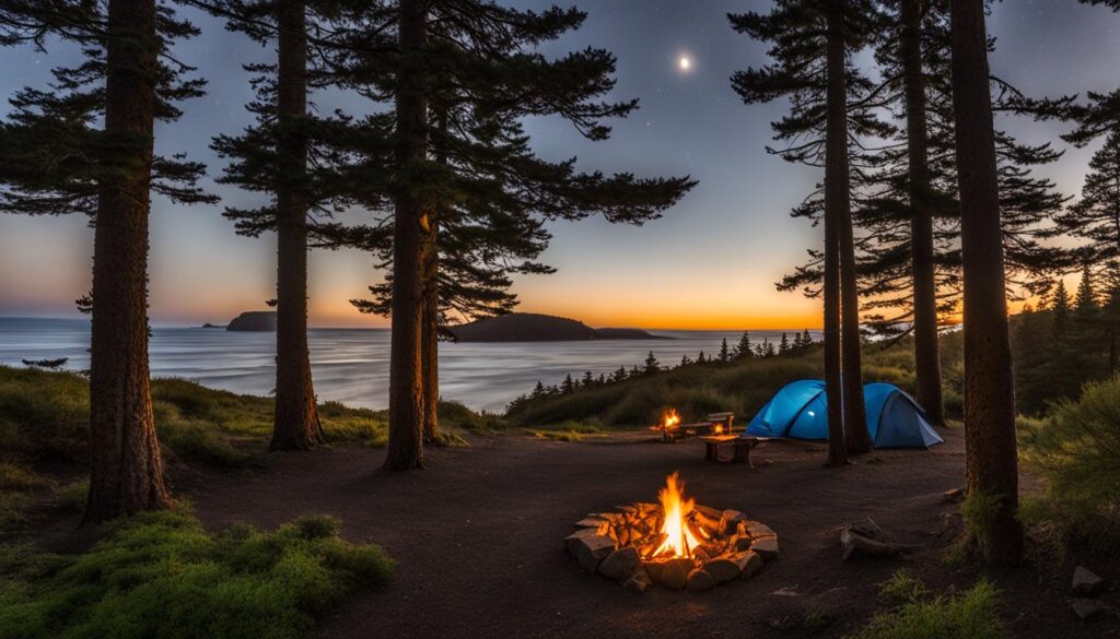 twin harbors state park campground