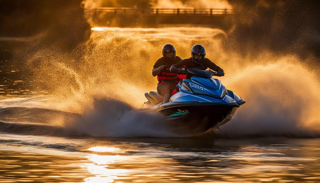 water sports on the Sacramento River