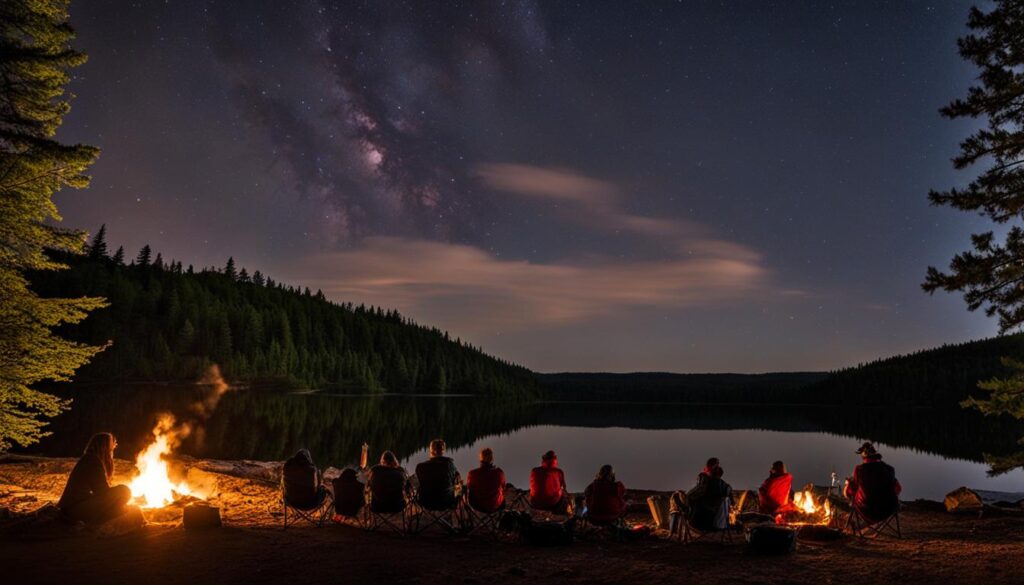 wilderness camping at Grand Portage State Park
