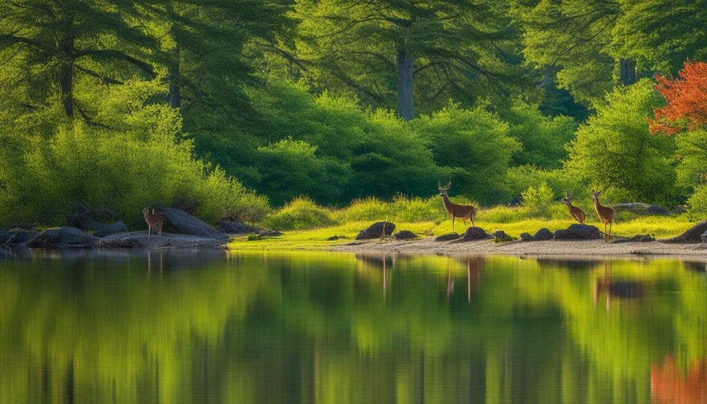 wildlife observation at McMicken Island State Park