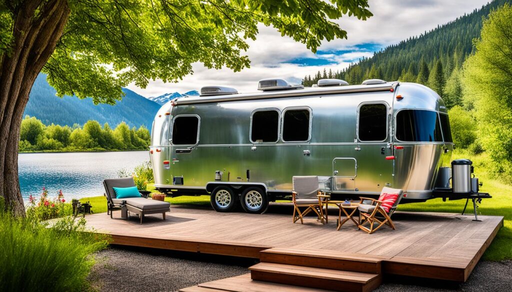 Airstream glamping benefits