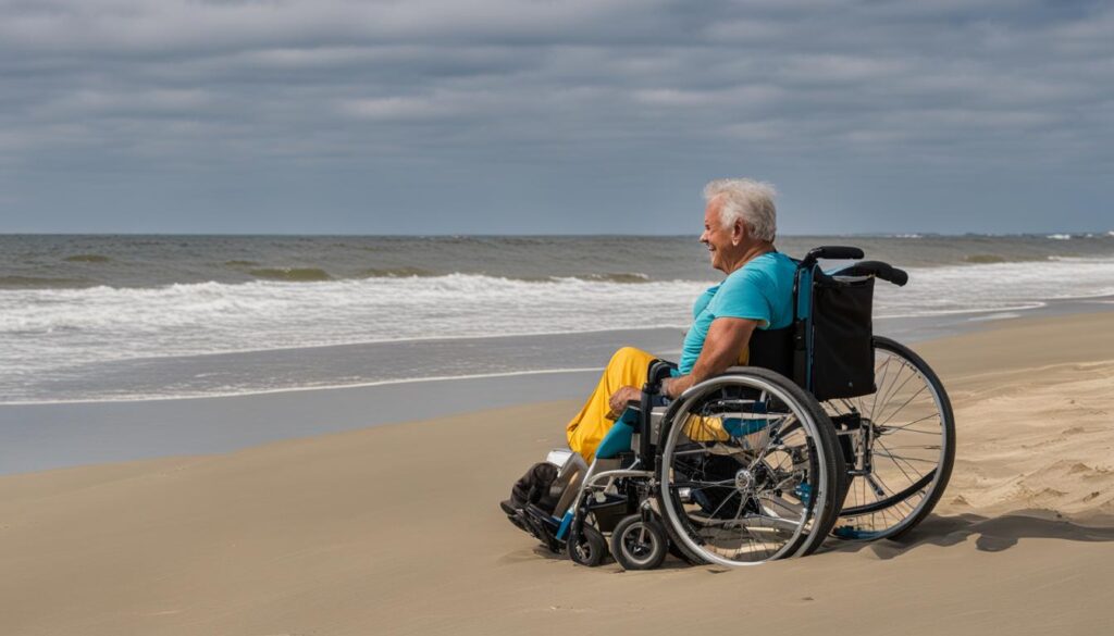 Beach wheelchair accessibility