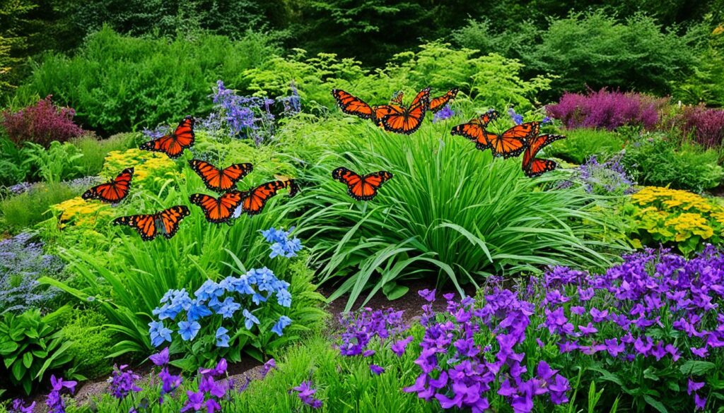 Butterfly garden at Bellevue State Park