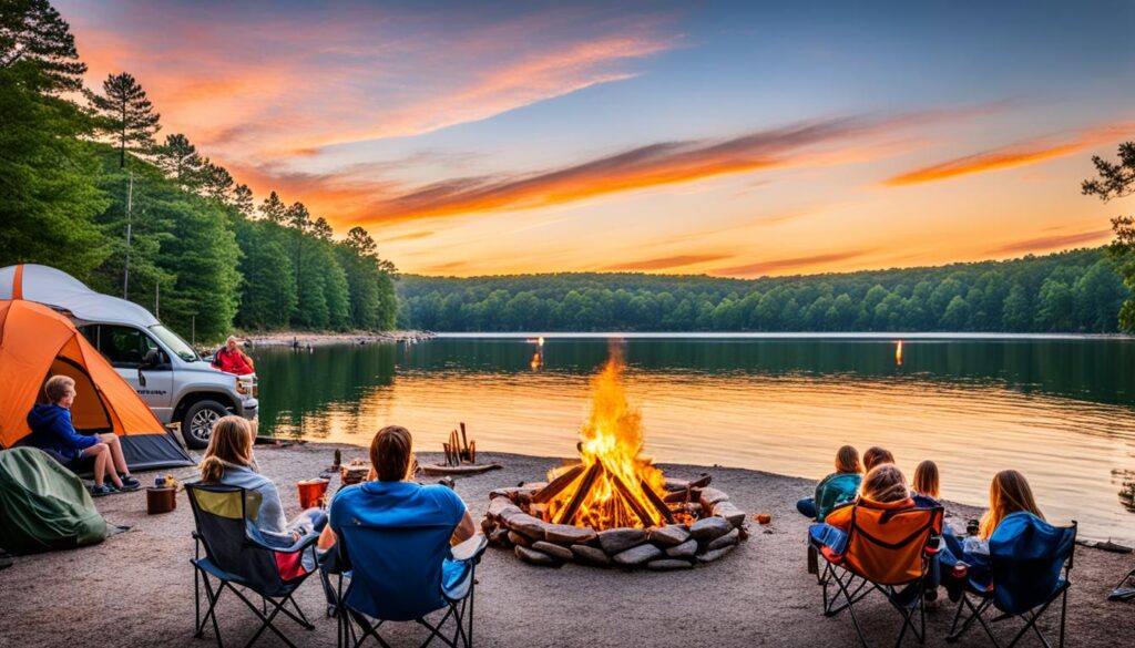 Camping at Don Carter State Park