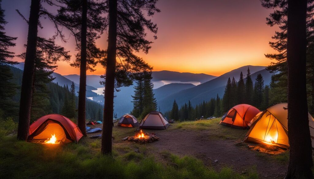 Camping in Marquette State Parks