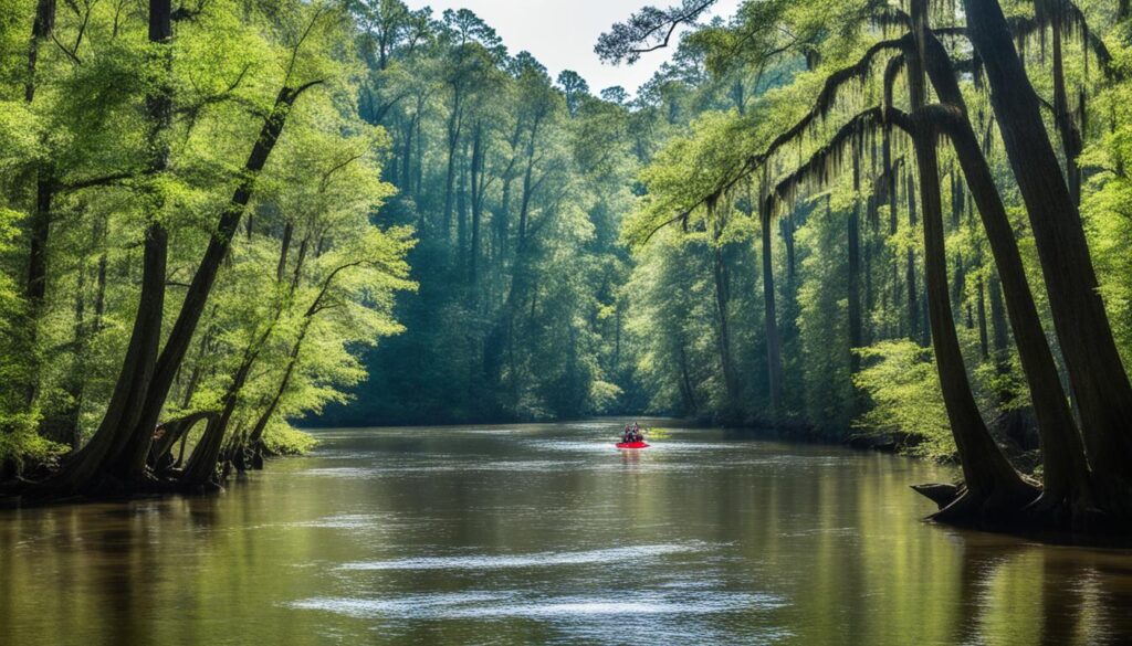 Canoeing in Congaree National Park