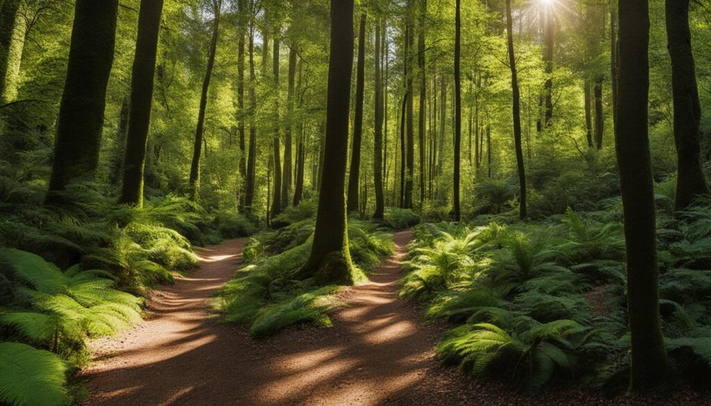 Couturie Forest hiking trail