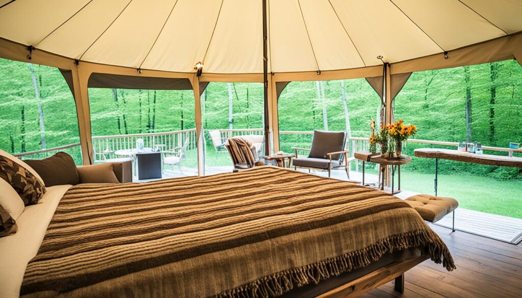 Glamping in Illinois