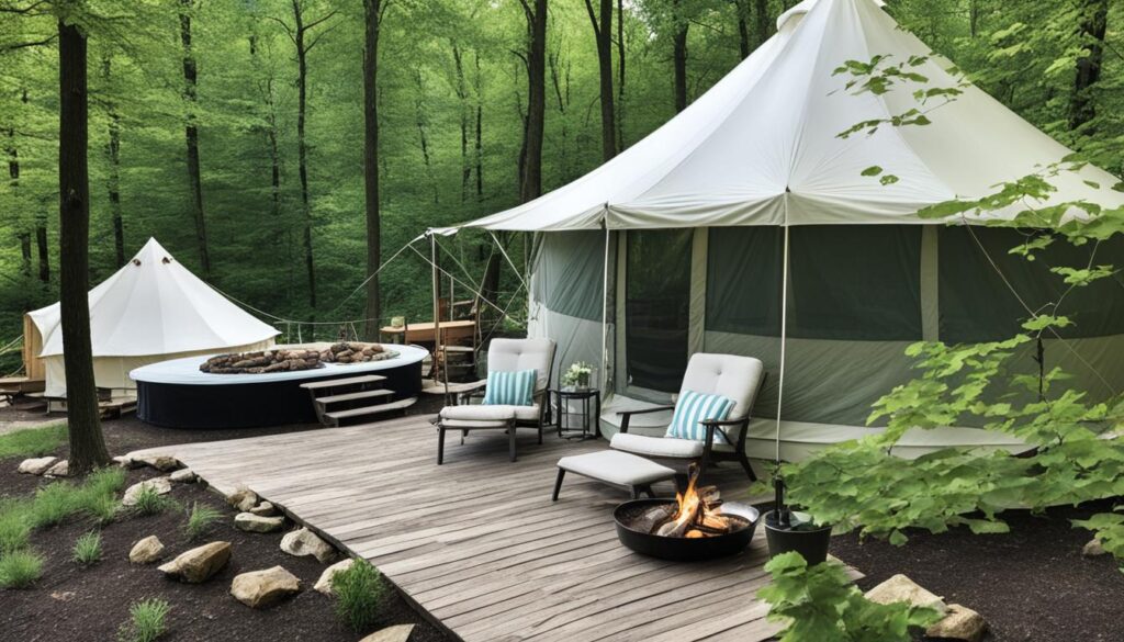 Luxury Camping Illinois