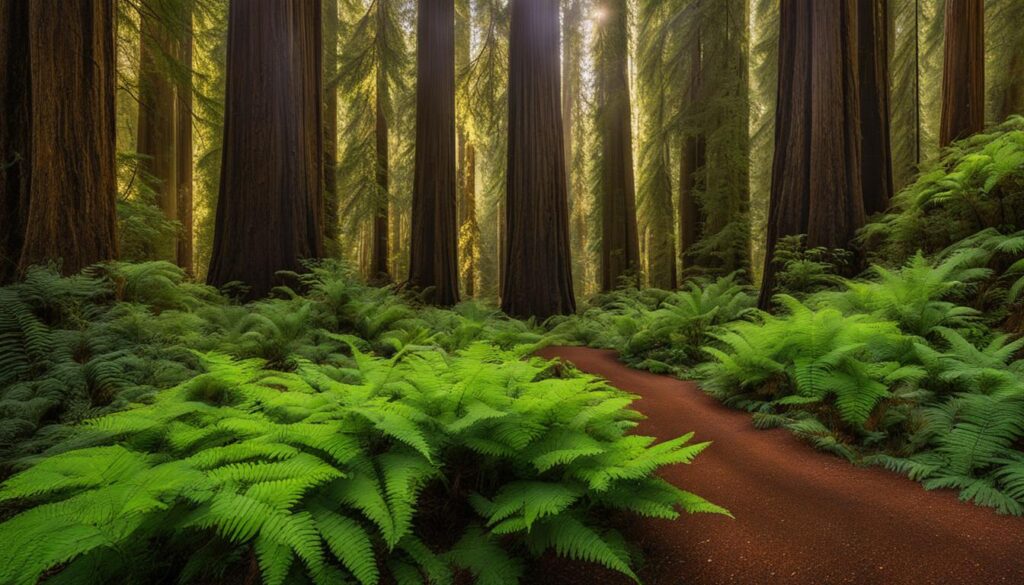 Towering Redwoods at Portola Redwoods State Park