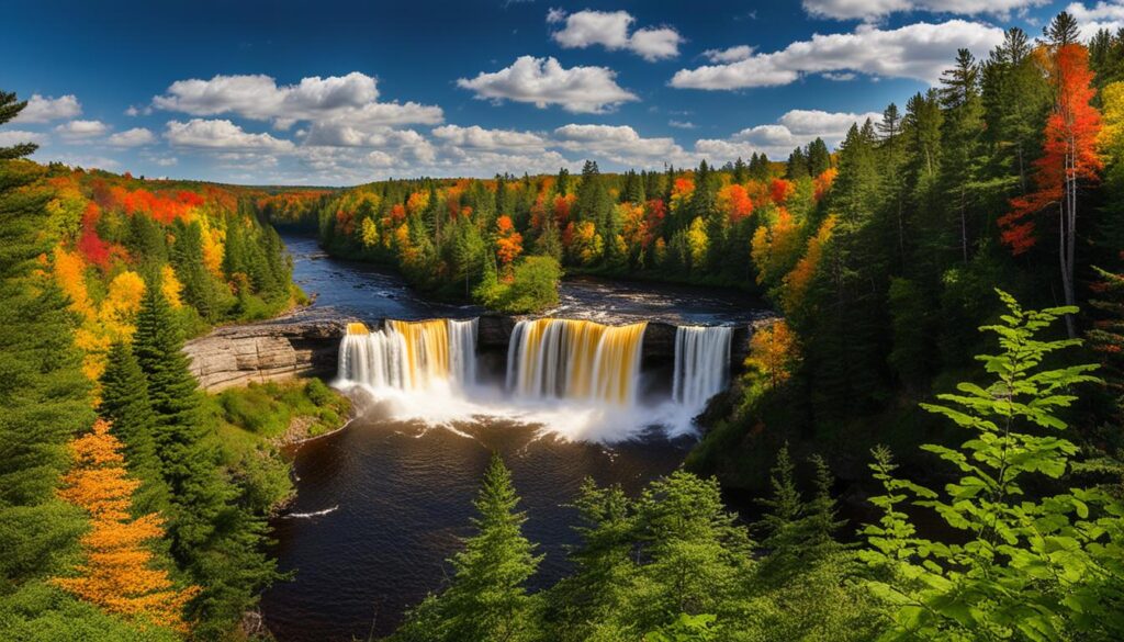 Waterfalls in Michigan