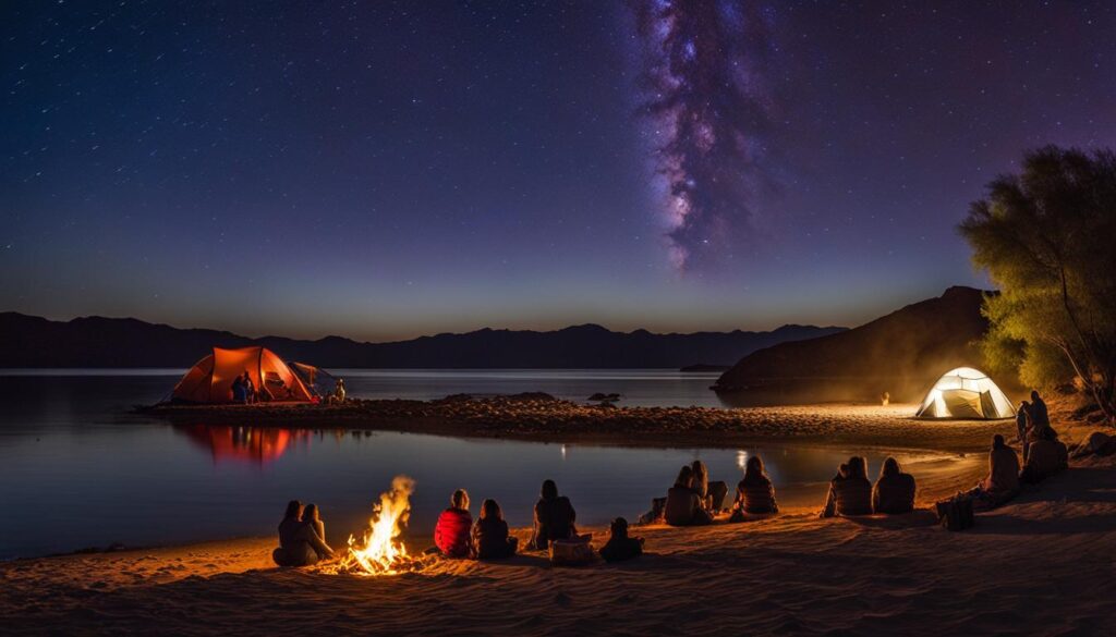 beachfront camping Arizona