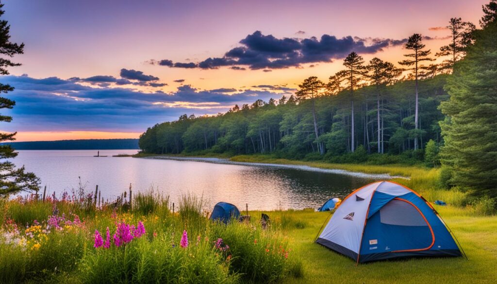 camping in Kiptopeke State Park