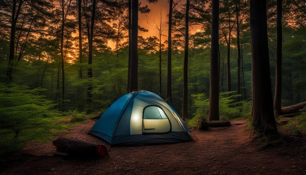 camping near Norfolk VA