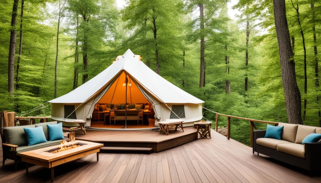 eco-friendly glamping in Wisconsin