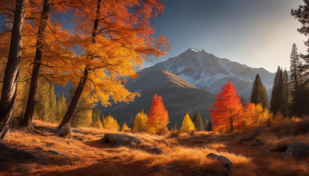 fall colors in Sierra Nevada