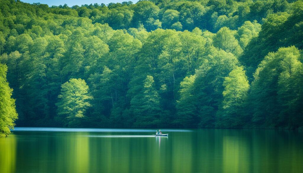 fishing in David Crockett State Park