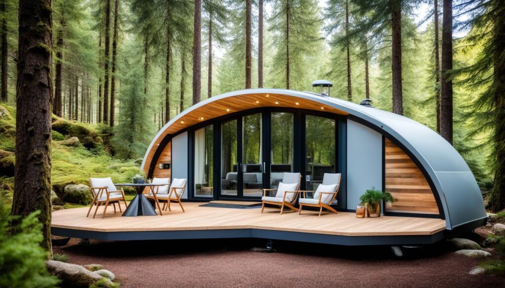glamping pod experience