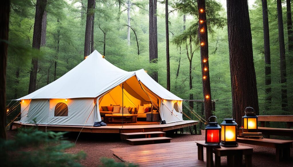 glamping rentals in Louisiana