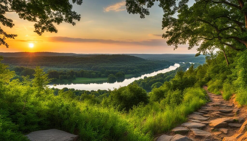 hiking trails Dubuque IA