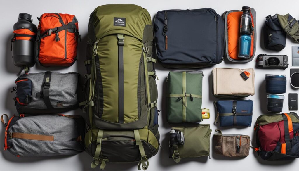 how to pack a backpack for camping