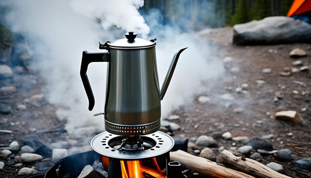 how to use a camping percolator