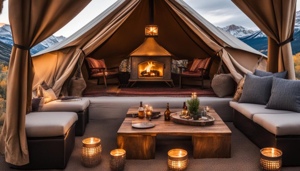 luxury glamping in Colorado