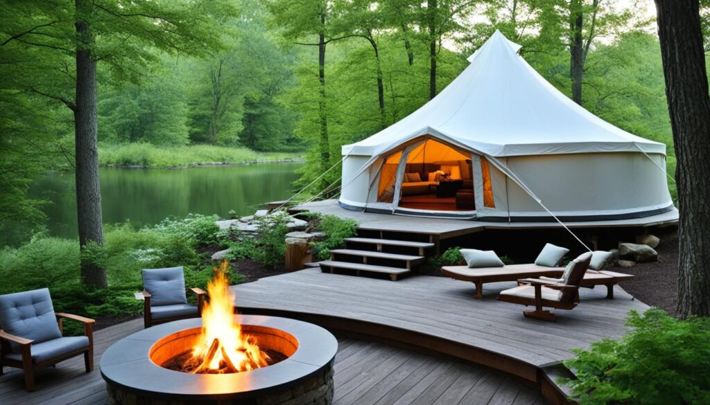 luxury tents Illinois