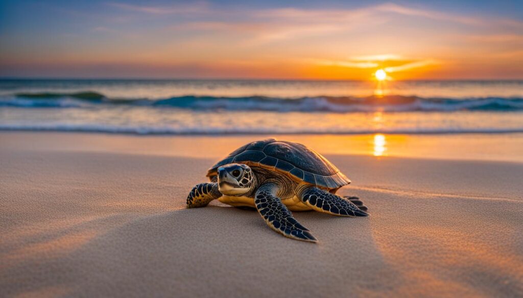 sea turtle nesting areas Mexico Beach FL