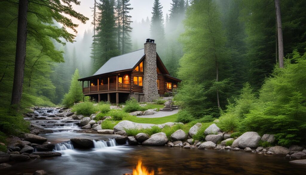 secluded mountain retreat