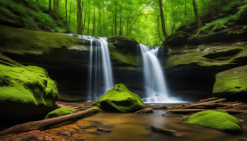 waterfalls in Ohio