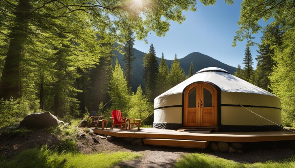Eco-Friendly Yurt Camping