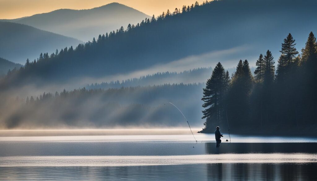 Fishing at Sheldon Lake State Park